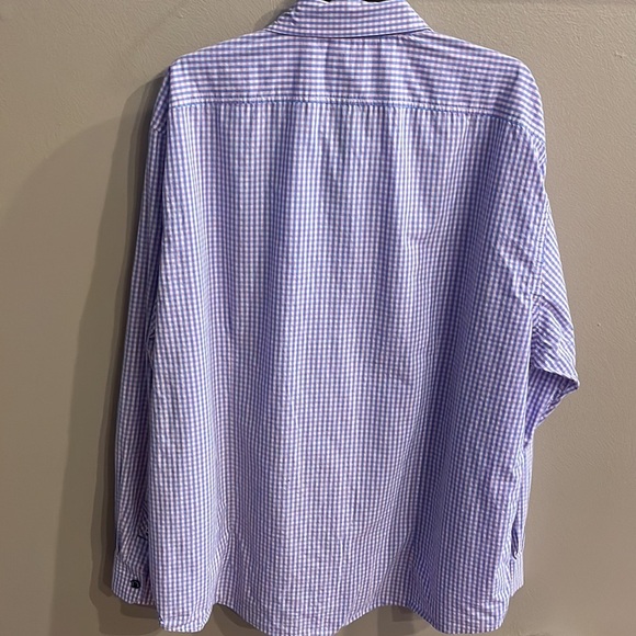 Jack Maverick men’s business casual button down cotton shirt plaid Size XXL - Picture 5 of 11